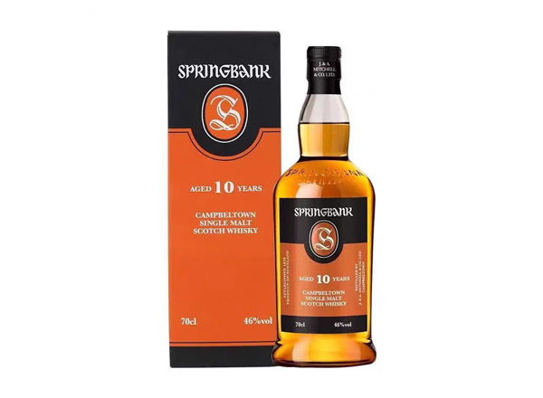 宁波收购云顶10年威士忌SpringBank云顶10年700ml回收洋酒行货