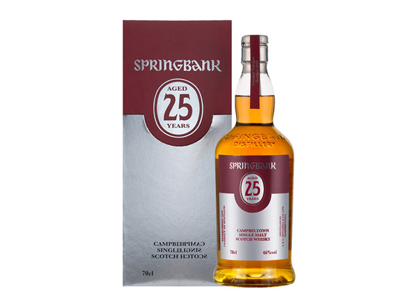 宁波云顶25年回收云顶威士忌SpringBank 46度坎贝尔镇苏格兰单一麦芽700m进口洋酒威士忌