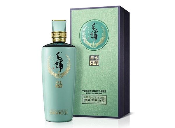 宁波劲牌毛铺酒回收毛铺草本年份酒•8年草本42度52度行情价格