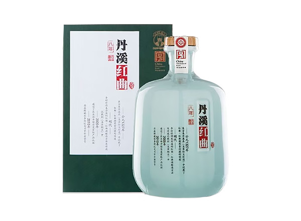 宁波丹溪黄酒回收丹溪8年红曲黄酒750mL 2瓶礼盒装