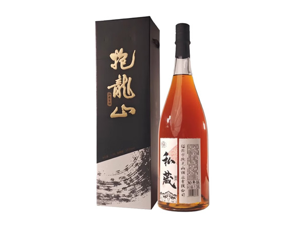 宁波抱龙山黄酒回收抱龙山私藏30年陈酿1.38L礼盒装绍兴花雕酒行情价格