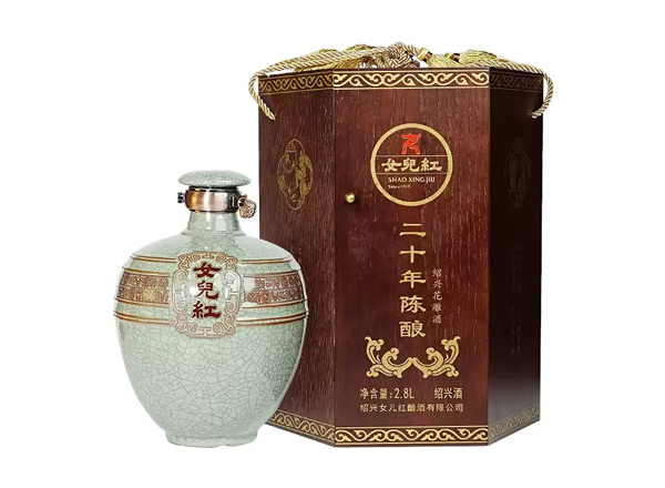 宁波女儿红绍兴黄酒回收女儿红二十年陈酿20年花雕酒2.8L坛装礼盒行情价格