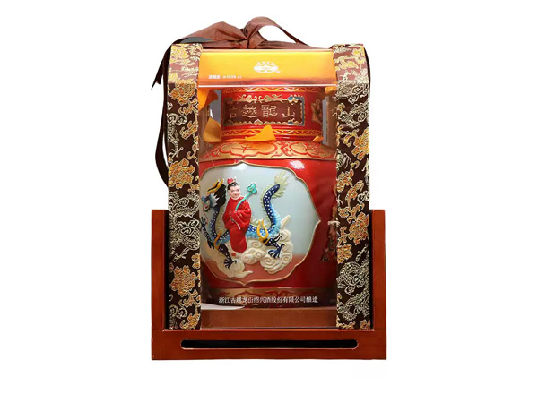 宁波古越龙山黄酒回收古越龙山状元及第二十年陈酿2.5L工艺浮雕黄酒