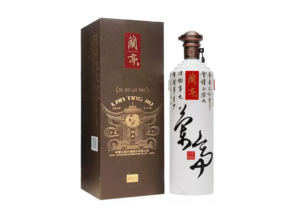 宁波会稽山兰亭黄酒大师兰亭1L装老款礼盒