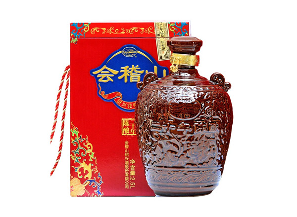 宁波回收会稽山二十年黄酒陶坛20年陈酿2.5L花雕酒